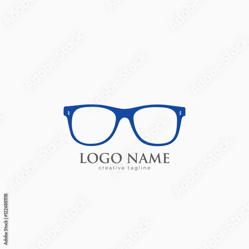 Eyeglass logo design. eyeglass creative spectacles logo design. company logo design, spectacles company logo
