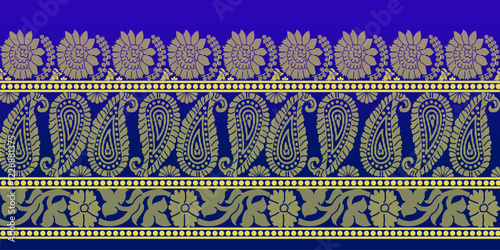 beautiful graphic saree design and this sari design is in Indian style which is for textile fashion industry and it can be used as wallpaper backdrop and website bg this style is originated in india 