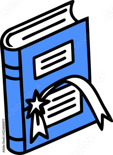 cute book icon idea vector(svg)