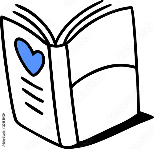 cute book icon idea vector(svg)