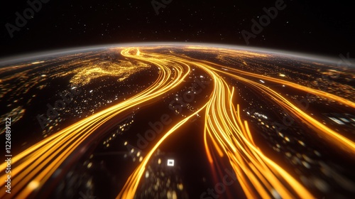 Global Network: Illuminating the World's Interconnections
