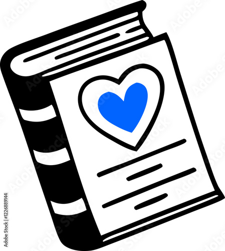 cute book icon idea vector(svg)
