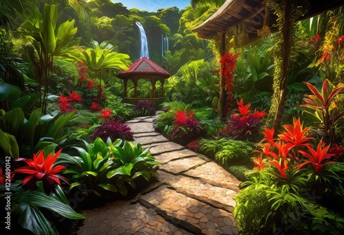 explore innovative outdoor spaces filled vibrant natural elements such lush colorful dynamic aesthetic structures, flower, flora, garden, nature photo