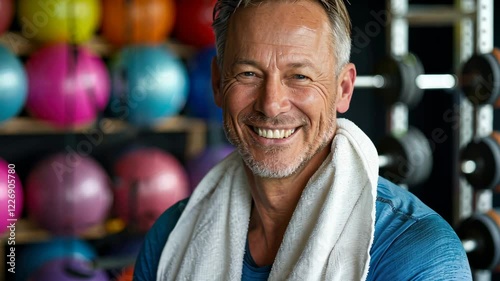 The Smiling Fitness Enthusiast
