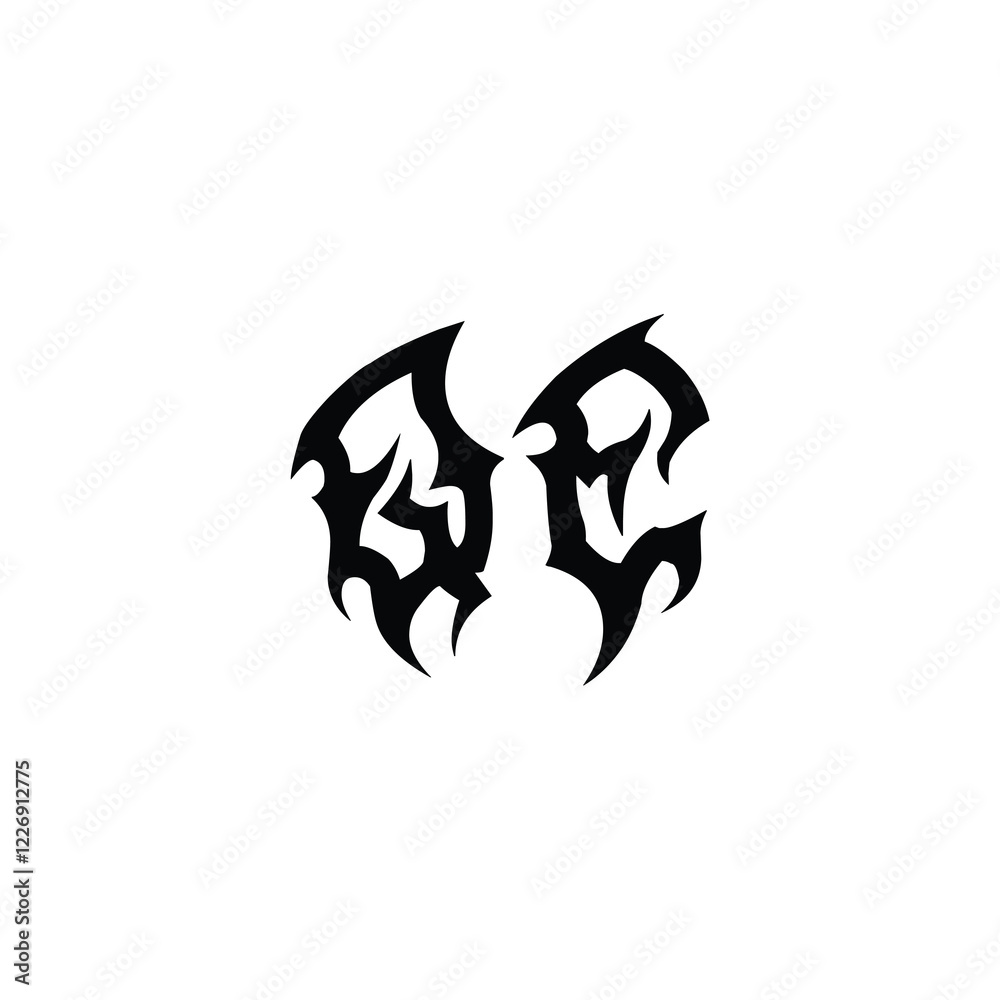 QE monogram logo design letter text name symbol monochrome logotype alphabet character simple logo QE monogram logo design letter text name symbol monochrome logotype alphabet character simple logo
