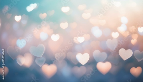 Abstract background with hearts. Valentines Day