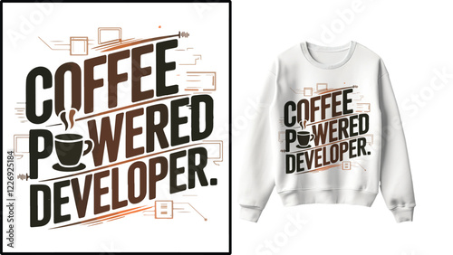 "Coffee Powered Developer " Sweatshirt"