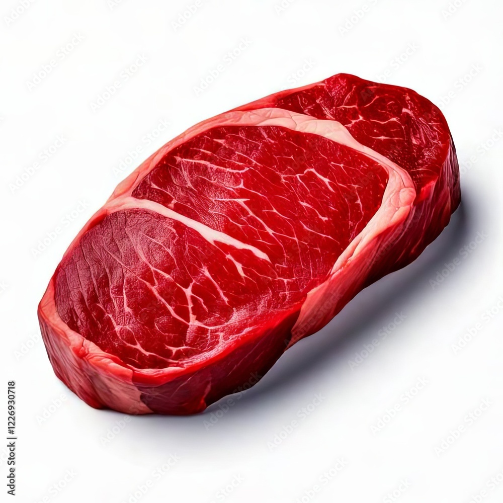 Fototapeta premium Fresh Raw Ribeye Steak with Marbling