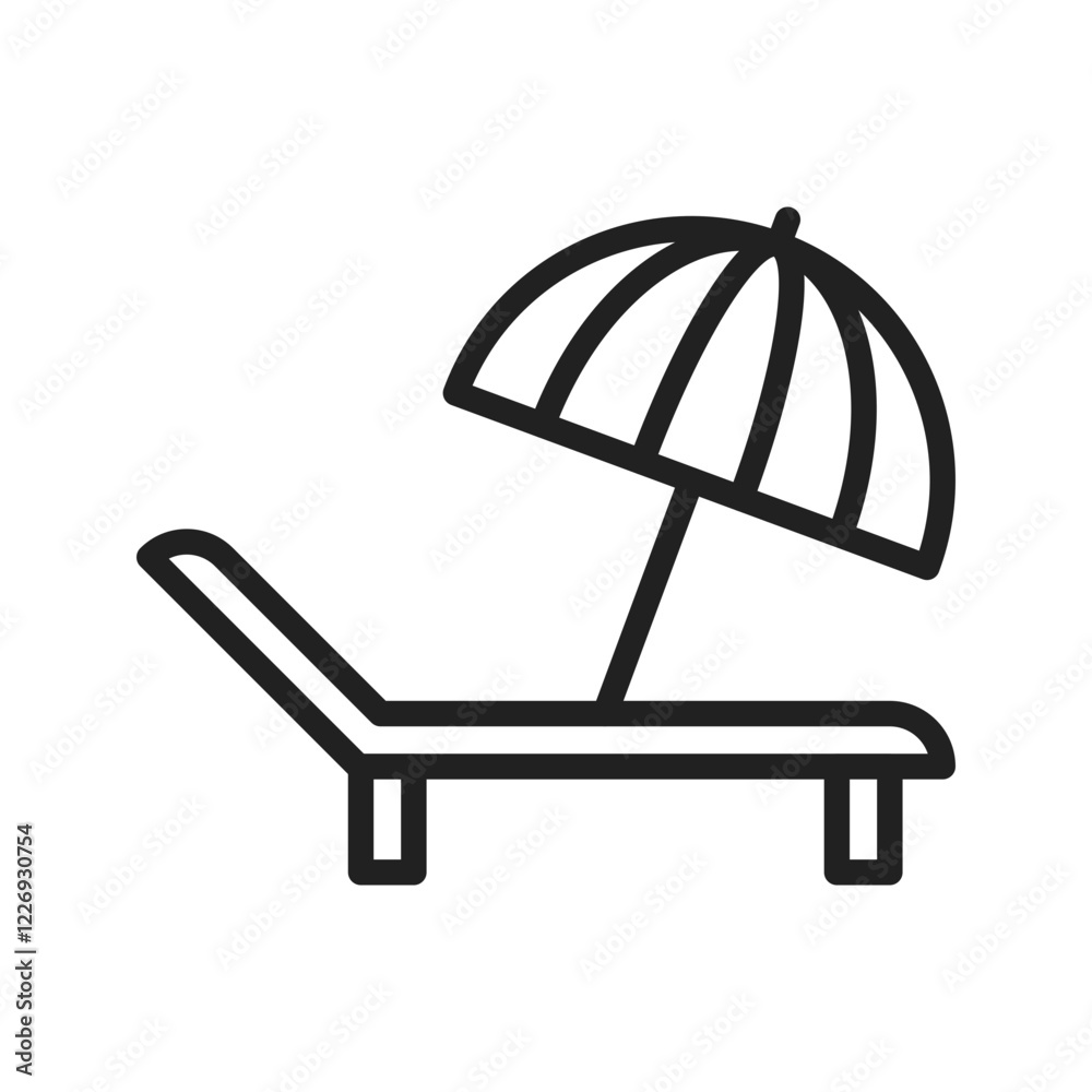 Vacation Spots icon vector image. Suitable for mobile apps, web apps and print media. Vacation Spots icon vector image. Suitable for mobile apps, web apps and print media.
