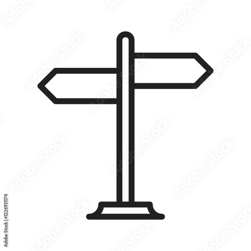 Directions icon vector image. Suitable for mobile apps, web apps and print media.