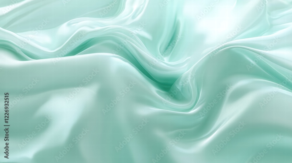 Obraz premium A Calming Background with Soft Aquamarine and Peach