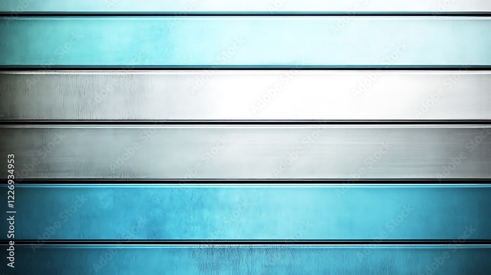 Abstract Horizontal Glass Panel Design In Blue And Grey Hues Abstract Horizontal Glass Panel Design In Blue And Grey Hues