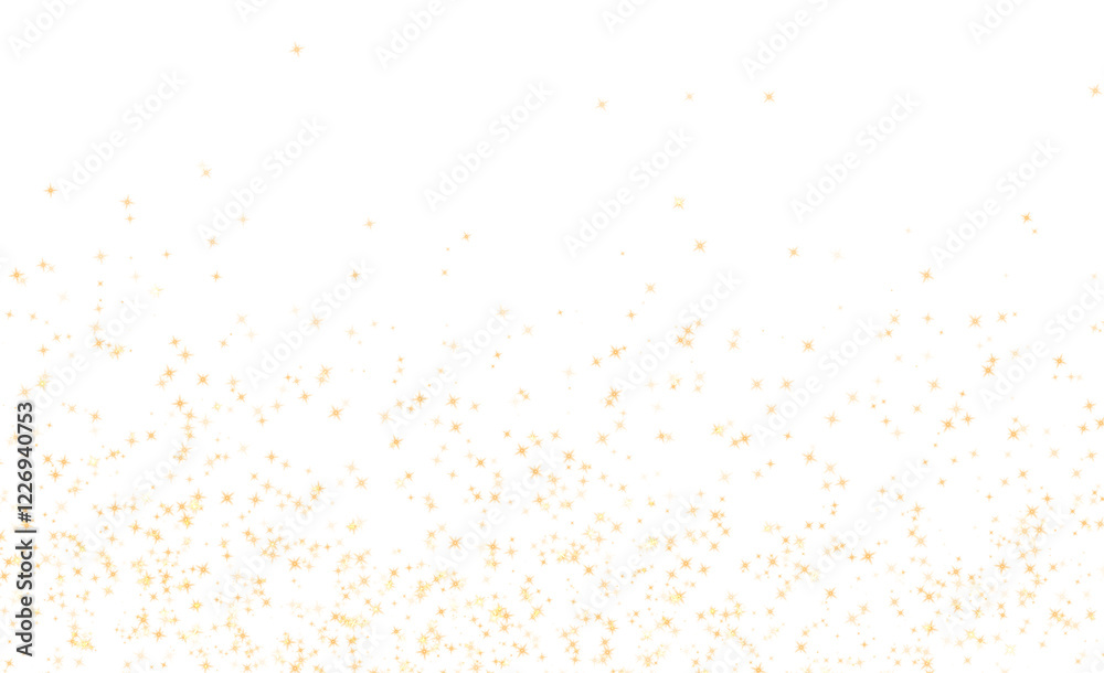 Stars particles glittering on transparent background Stars particles glittering on transparent background