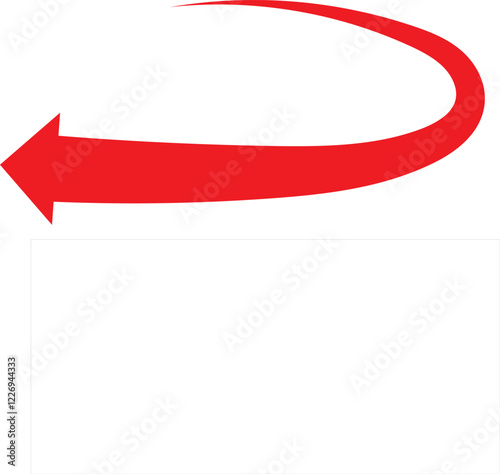 Curve arrow icon style. Curved arrow icon for your web site design, logo, app, UI. Curved arrow indicated the direction symbol. Curved arrow sign and symbols.
