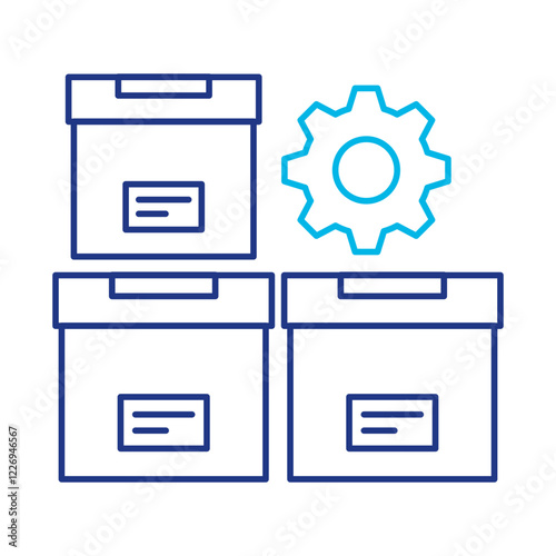 Organizing Services – Storage Boxes Representing Decluttering and Order