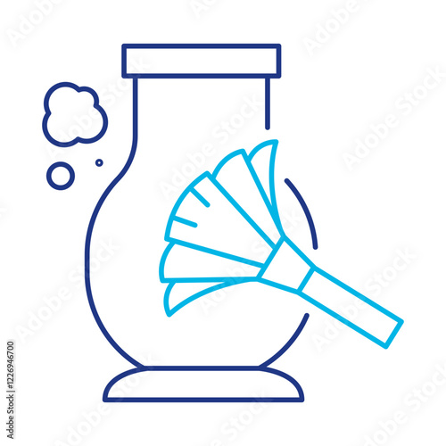 Dusting – Feather Duster Representing Allergen-Free Environment
