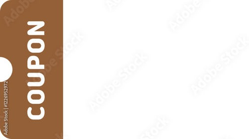 Deals and Discounts: A visual representation of a promotional coupon, offering a sense of savings, and special offers.