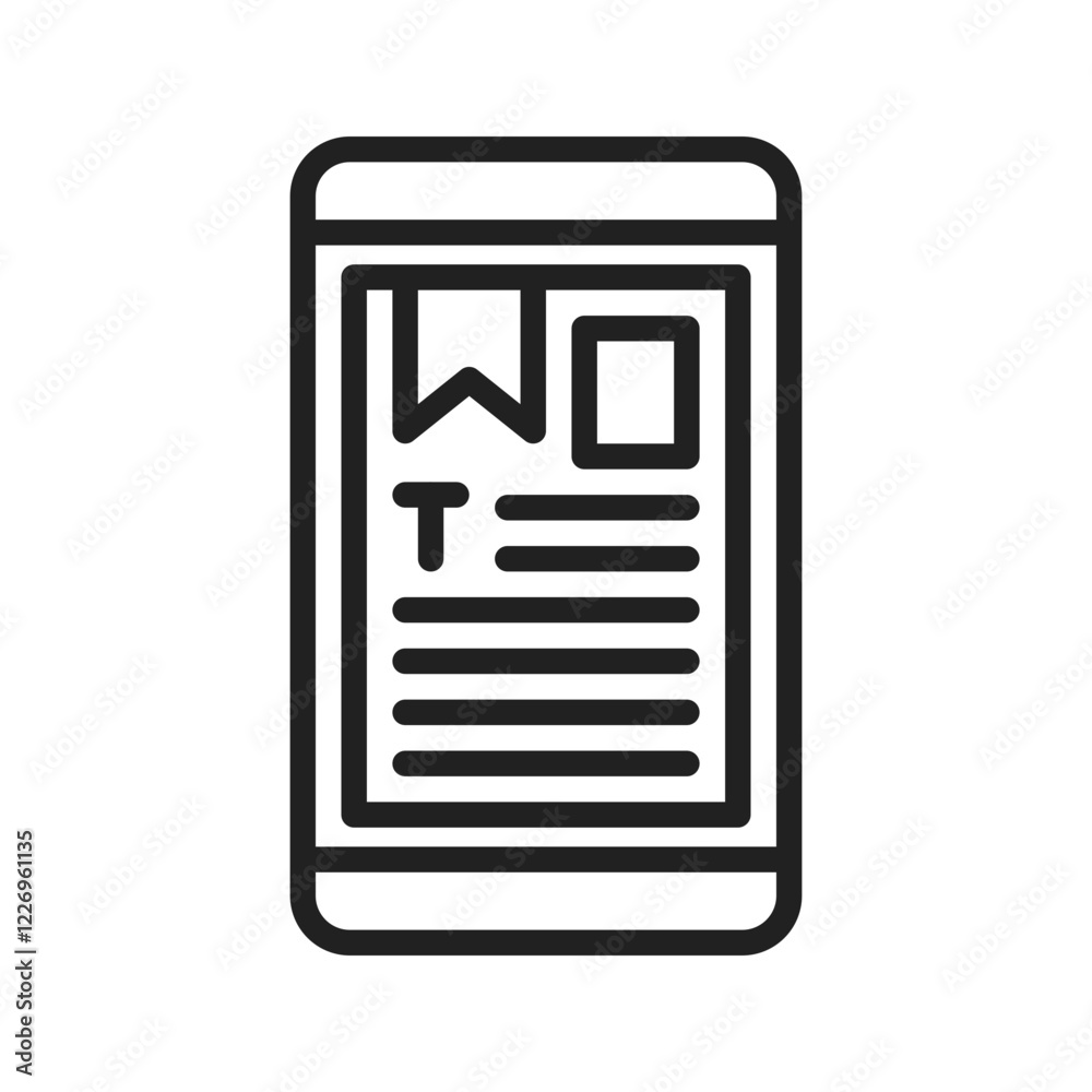 E Book icon vector image. Suitable for mobile apps, web apps and print media. E Book icon vector image. Suitable for mobile apps, web apps and print media.