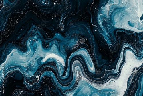 Wallpaper Mural Abstract natural black and white marble pattern used for the background and design Torontodigital.ca