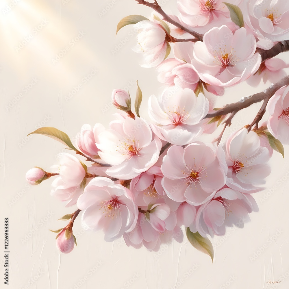 Obraz premium pink cherry blossoms