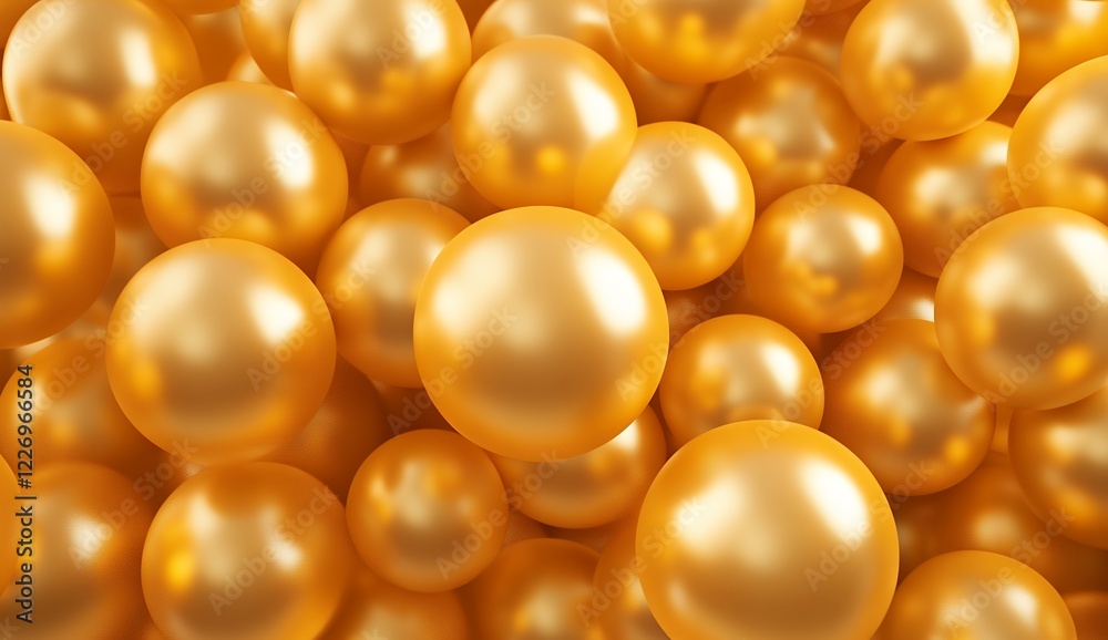 Abstract Golden Sphere Background Luxurious Shiny Texture of Round Abstract Golden Sphere Background Luxurious Shiny Texture of Round