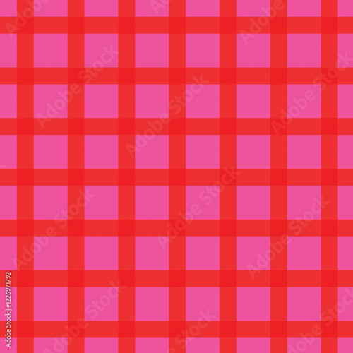 Seamless plaid pattern. Vector illustration for your design.