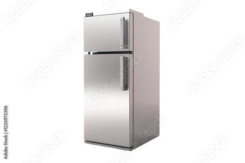 Modern Stainless Steel Refrigerator With Sleek Design Suitable for Contemporary Kitchens