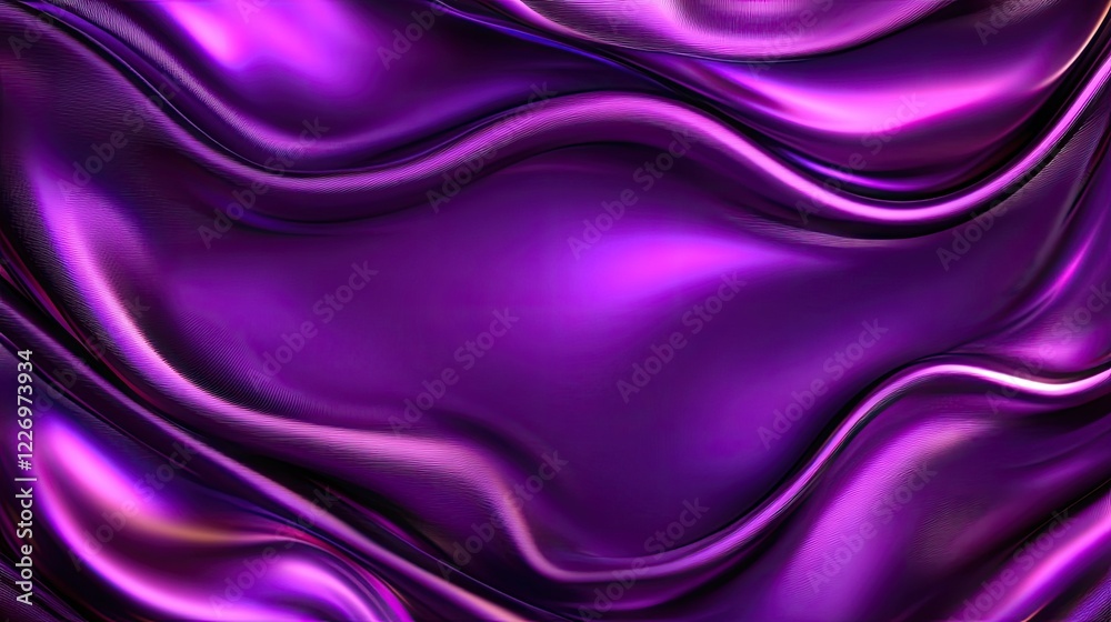 Mesmerizing Abstract Purple Silk Texture with Fluid Waves and Glossy Smooth Finish Mesmerizing Abstract Purple Silk Texture with Fluid Waves and Glossy Smooth Finish