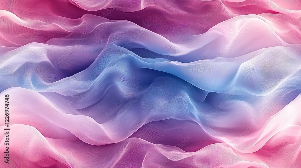 Obraz premium Smooth pastel gradient seamless pattern with gentle blended hues