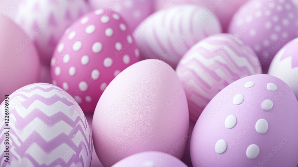 Soft Pink and Lavender Easter Eggs Perfect for Spring Celebration Background Soft Pink and Lavender Easter Eggs Perfect for Spring Celebration Background