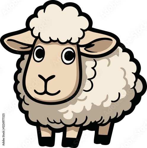 sheep icon vector