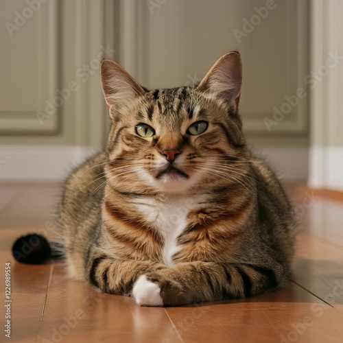 realistic cat photo with different background ai generated