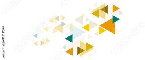 Free Download Abstract colorful triangle modern template for business or technology presentation, Abstract colorful triangle background. - GFXLoad