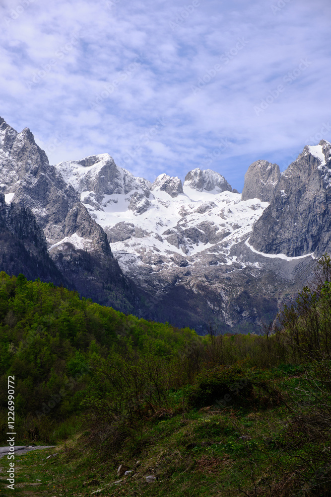 Mountains in National Park Prokletije, Montenegro Mountains in National Park Prokletije, Montenegro