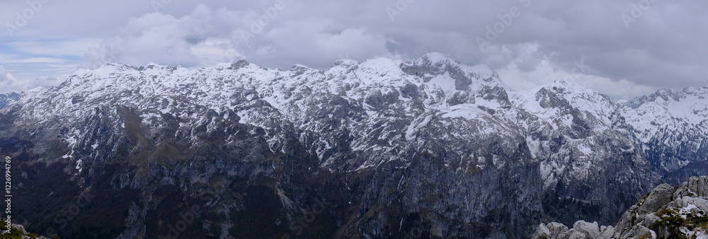 Obraz premium Mountains in National Park Prokletije, Montenegro