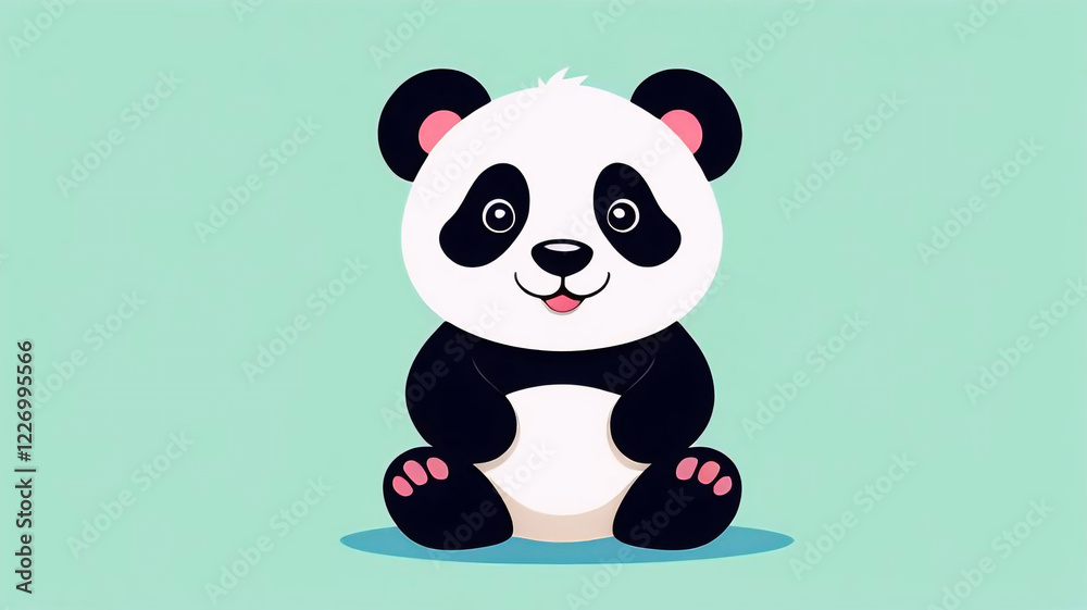 Funny panda, cute bear, funny animal Funny panda, cute bear, funny animal