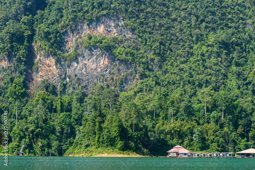 Khao Sok National Park, jungle and rock formations. Province Surat Thani, Thailand photo