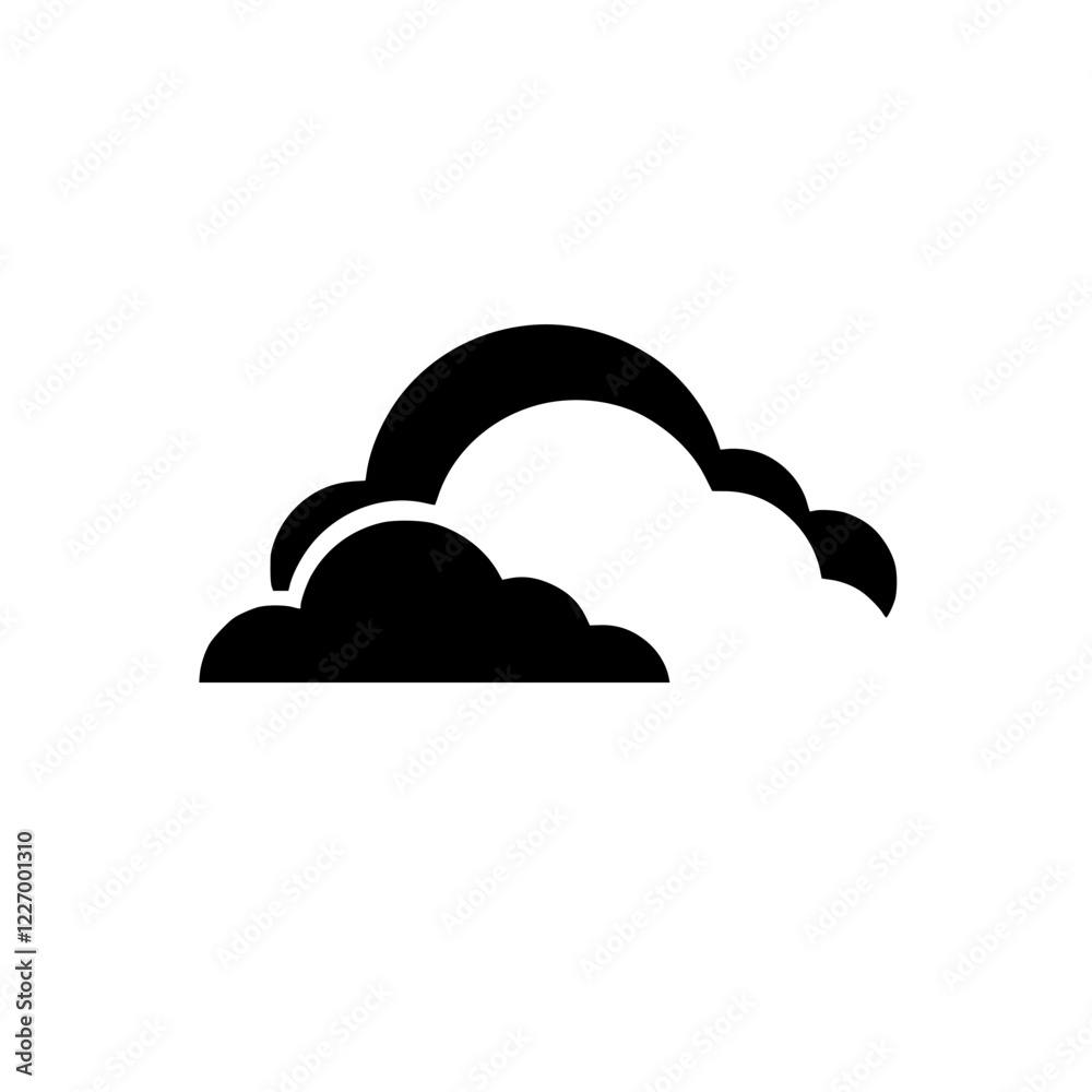 Dark Cloud Icon: A Simple, Dramatic Weather Symbol Dark Cloud Icon: A Simple, Dramatic Weather Symbol