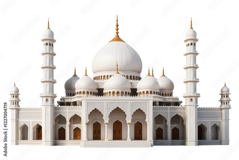 Fototapeta premium Muslim temple architecture design principles png