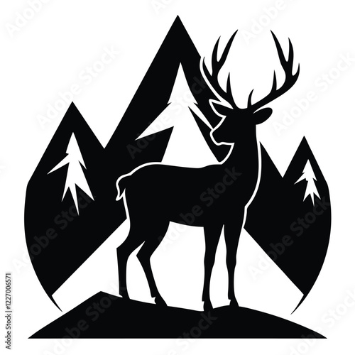 remarkably genuine images of deer in the black mountain regions