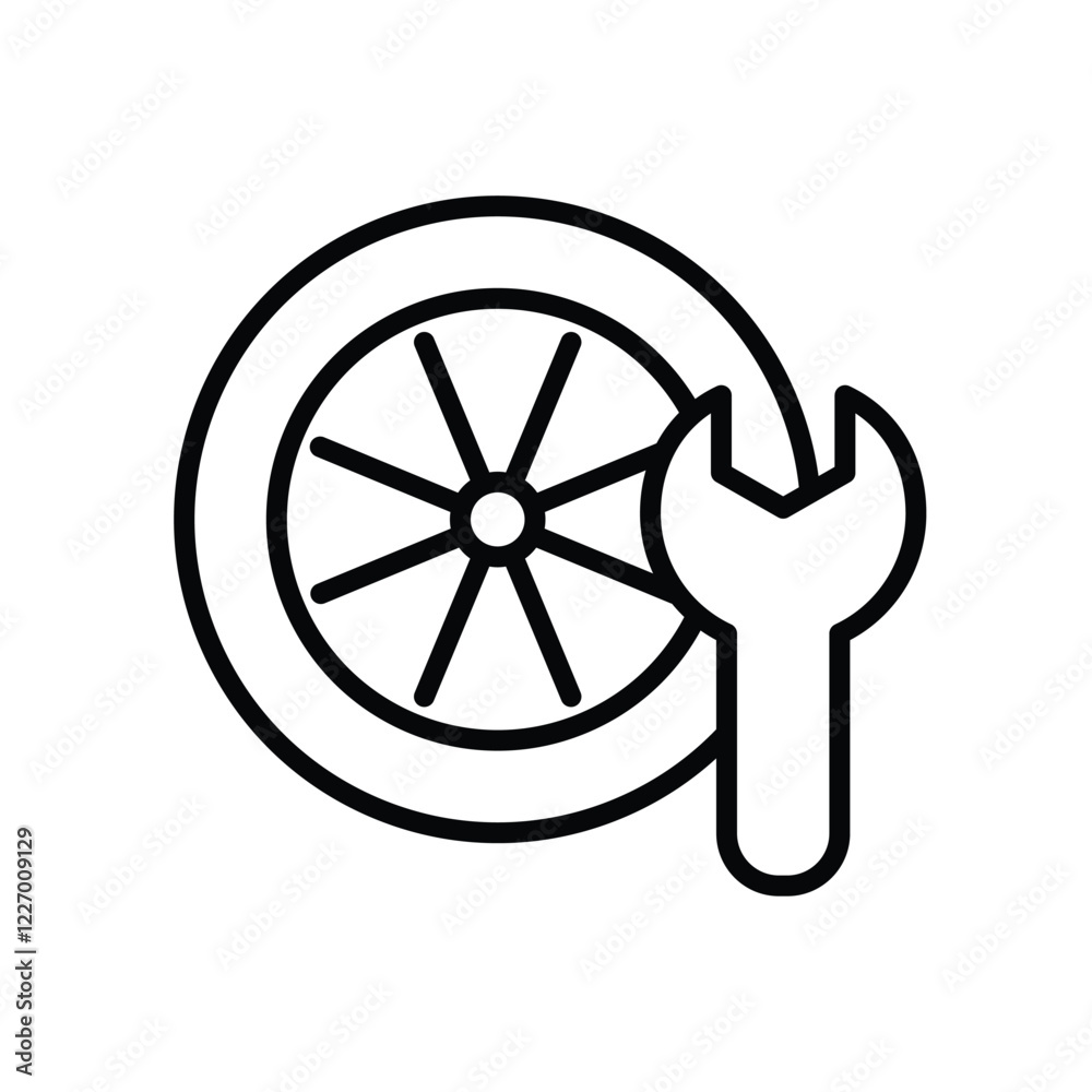 tire repair icon vector auto service sign tire repair icon vector auto service sign