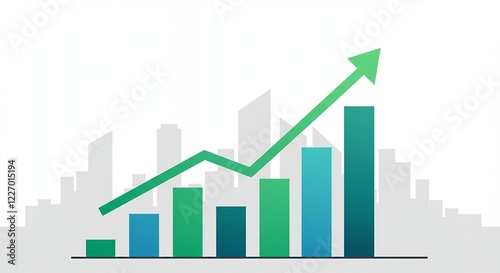 Free Download Upward Trend Graph Showing Business Growth and Success - GFXLoad