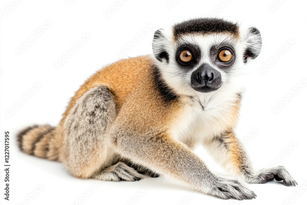 Fototapeta premium Ring-tailed Lemur close-up.