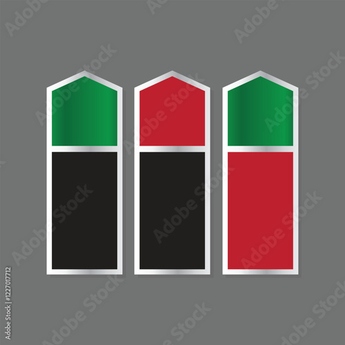 Islamic Alam Patka Vector Design – Ya Abbas, Ya Hussain, Muharram, Shia Religious Flag, Karbala Art, Qadmi alam.