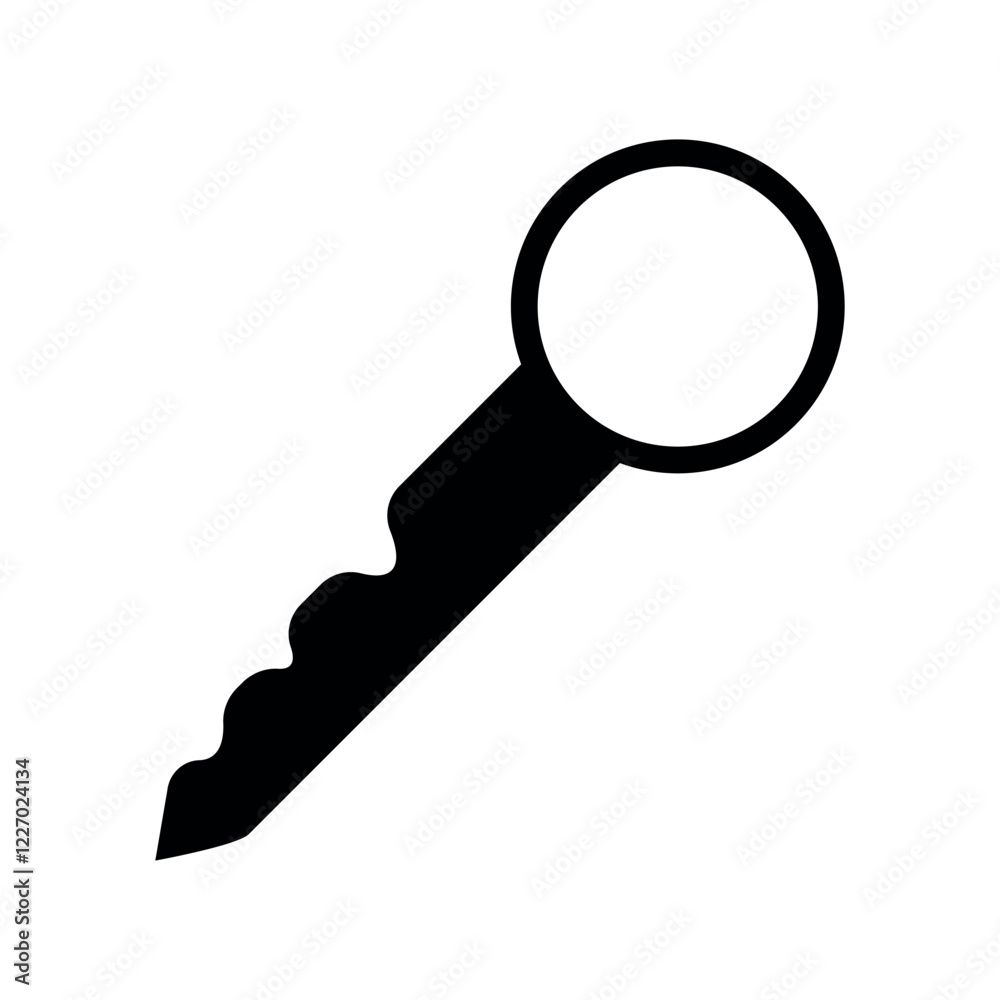 Key icon vector design. Key icon vector design.