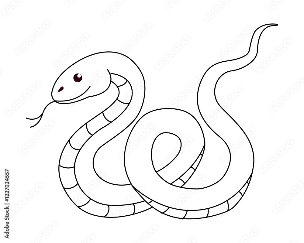 snake on a white background, hand drawn. Symbol of Chinese New Year 2025. Vector illustration isolated on white background. snake on a white background, hand drawn. Symbol of Chinese New Year 2025. Vector illustration isolated on white background.