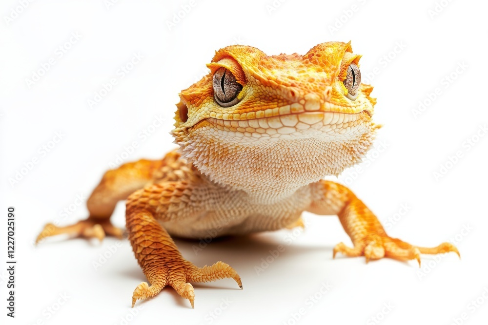 Adorable Orange Bearded Dragon Adorable Orange Bearded Dragon
