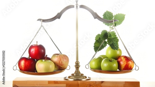 A Comprehensive Visualization of Nutritional Balance: Understanding the Key Elements for a Healthy Diet photo