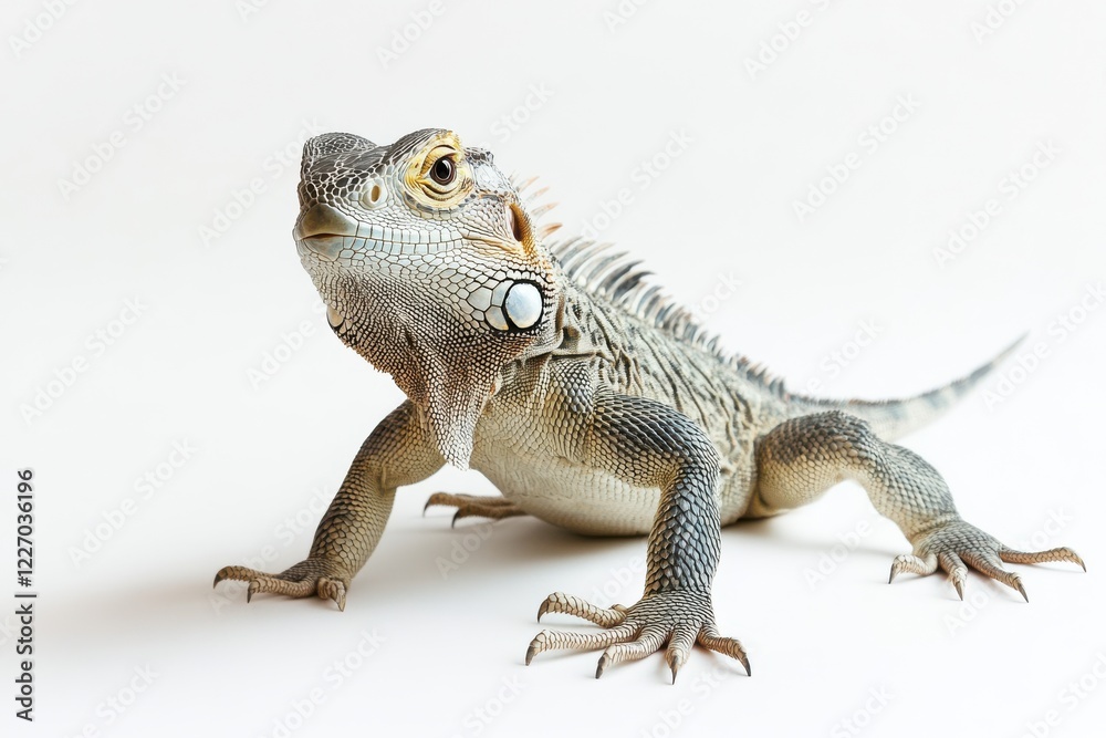 Obraz premium Close-up of a vibrant iguana.