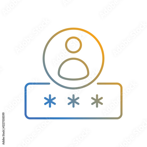 UserIcon vector stock illustration. photo